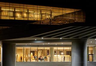 Acropolis museum by night