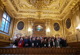 PARIS REINFORCE farewell photo in Sorbonne